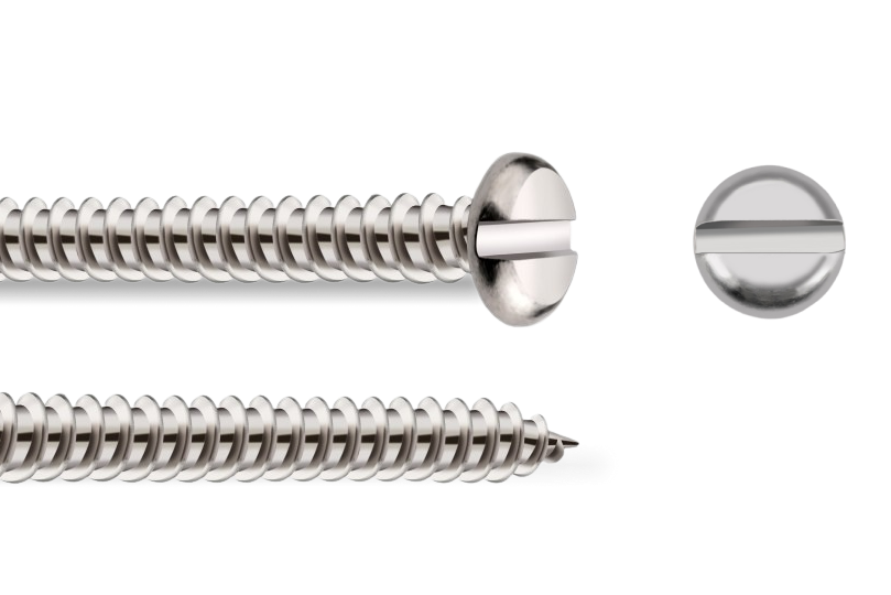 SS Pan Slotted Self Tapping Screw